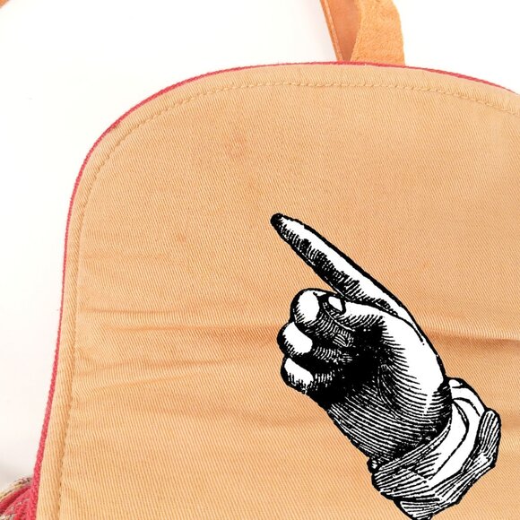 Vintage Ralph Lauren Needlepoint Tapestry Crossbody Bag Leather Strap Ruby Red - Picture 13 of 16